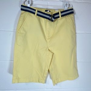 Children's Place Yellow (Butter) Shorts with Belt